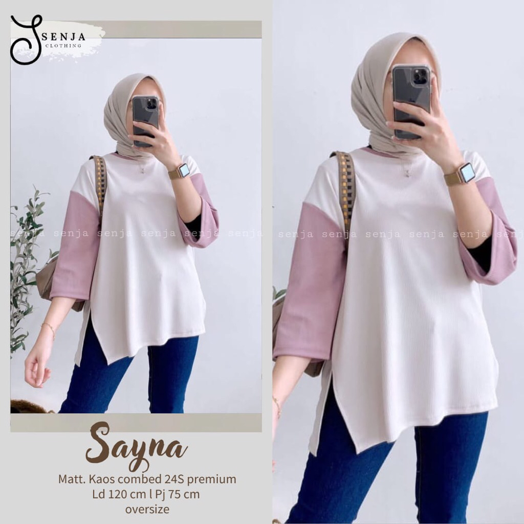 Diandra Midi Dress Kaos Polos Babyterry Import / Gamis Kaos Babyterry Pasti Diskon