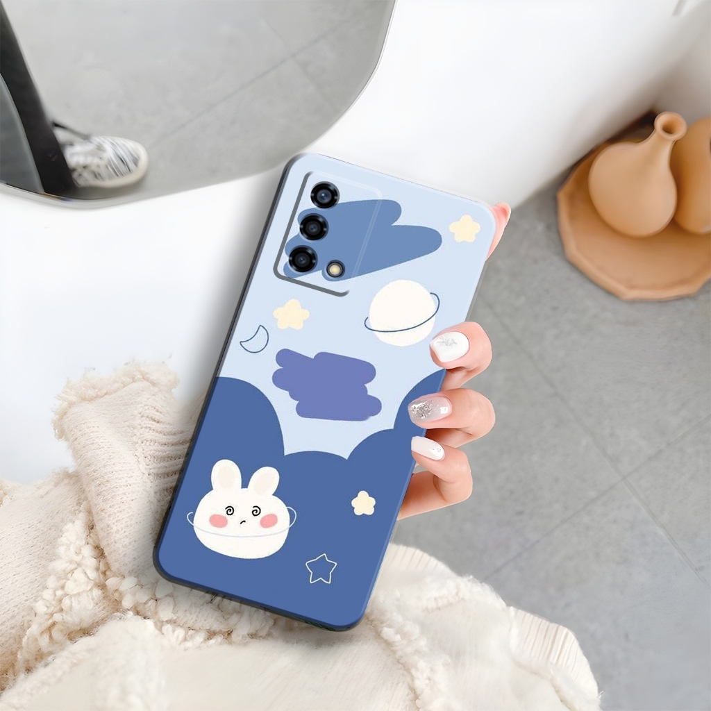 Case HP OPPO A95 / A74 4G - Casing OPPO A95 / A74 4G - Mawcase - Fashion Case KARTUN - Case Cewek - 