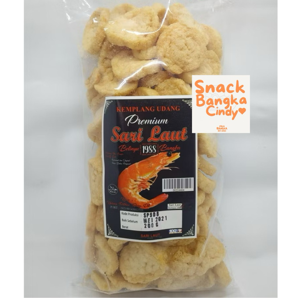 

Kerupuk Kempelang Udang Premium Belinyu Snack Bangka
