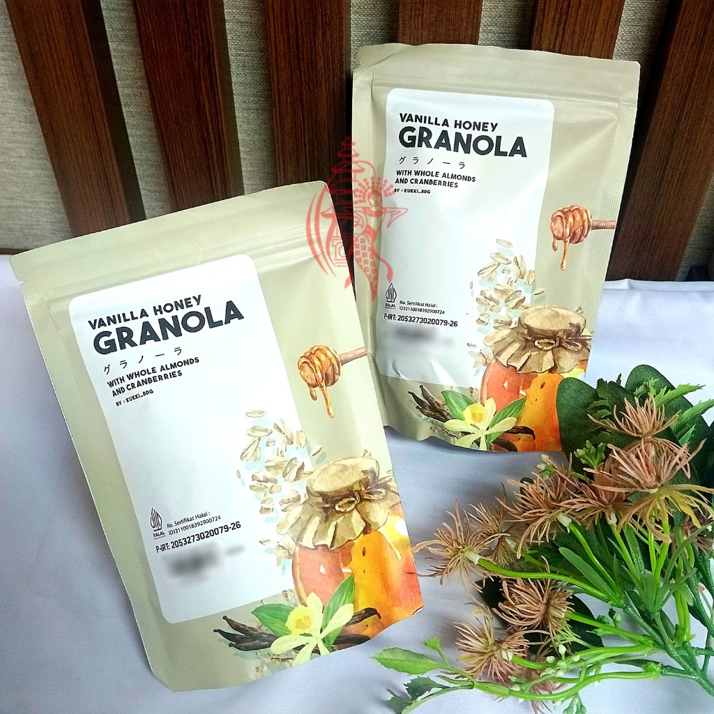 

Kukki Granola (Dark Choco dan Vanilla Honey)