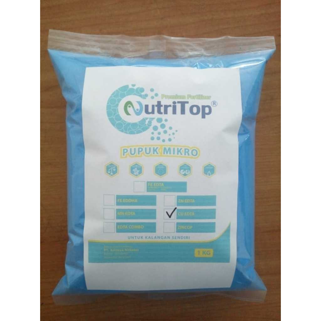 Pupuk Mikro Cu EDTA / Copper EDTA 1 Kg