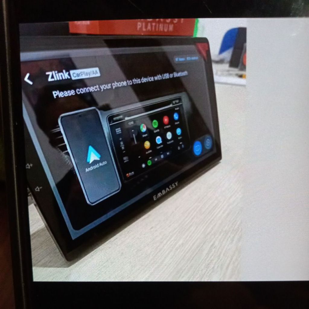 Head Unit Android Double din embassy 10 inch ram 2GB