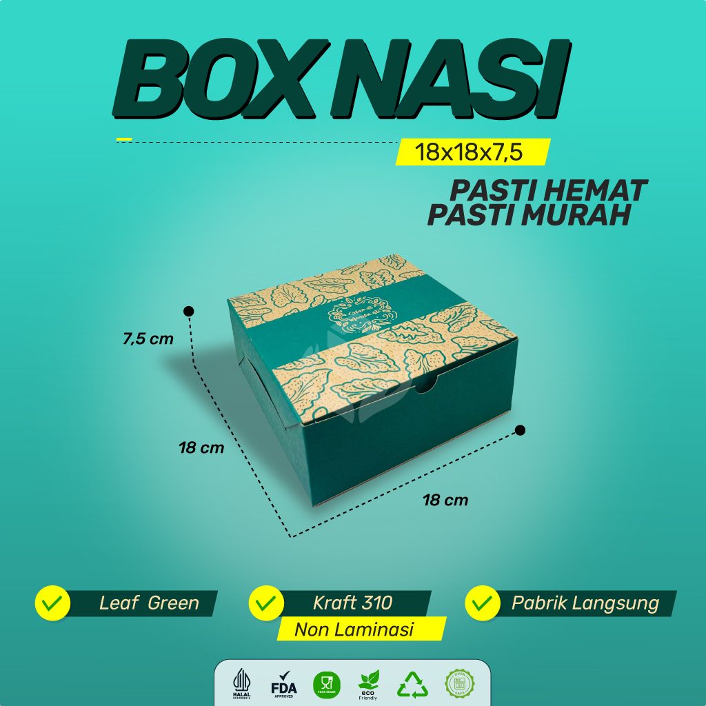 

Box Catering Dus 18x18 Dus Nasi 18X18 (B4K3G-18X18X7.5)