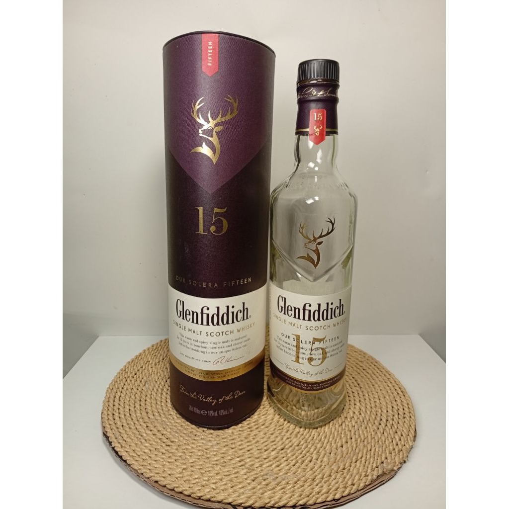 Botol+Box Pajangan Hiasan Dekorasi Glenfiddich 15