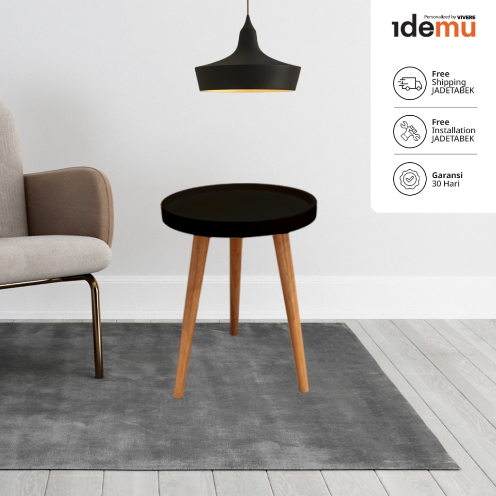 IDEMU by VIVERE - Verde Round Side Table Meja Sudut Bulat