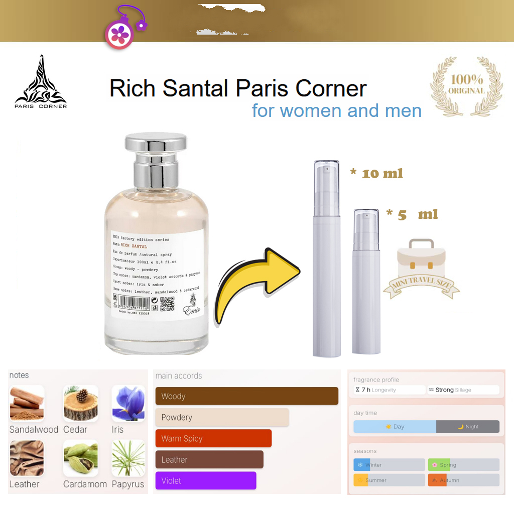 Decant Emir Factory Edition Rich Santal For Unisex