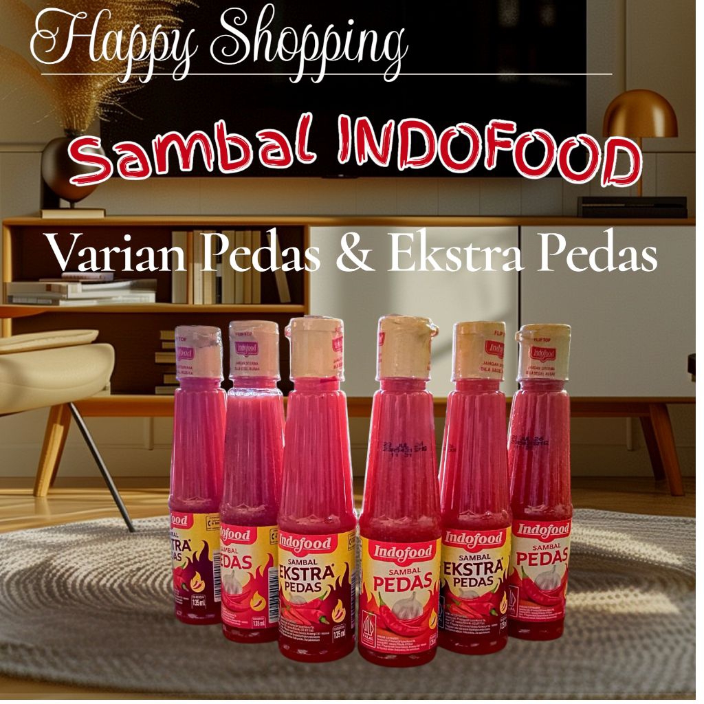 

Sambal Indofood 135ml || sambal pedas || sambal ekstra pedas