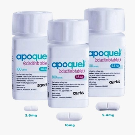 [10 TAB] Apoquel Obat Gatal Pada Anjing | Apoquel Dermatitis 3,6mg / 5,4mg / 16mg