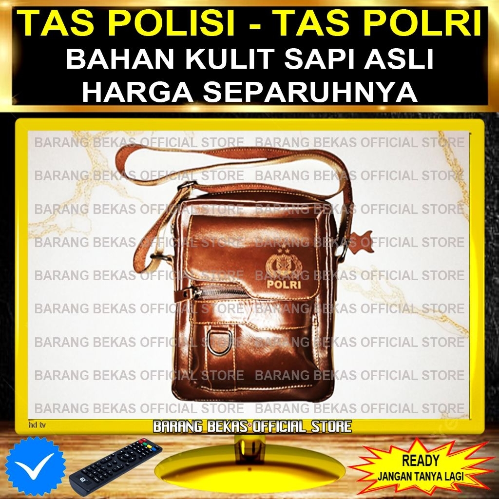 TAS POLISI | TAS POLRI | TAS SELEMPANG KULIT