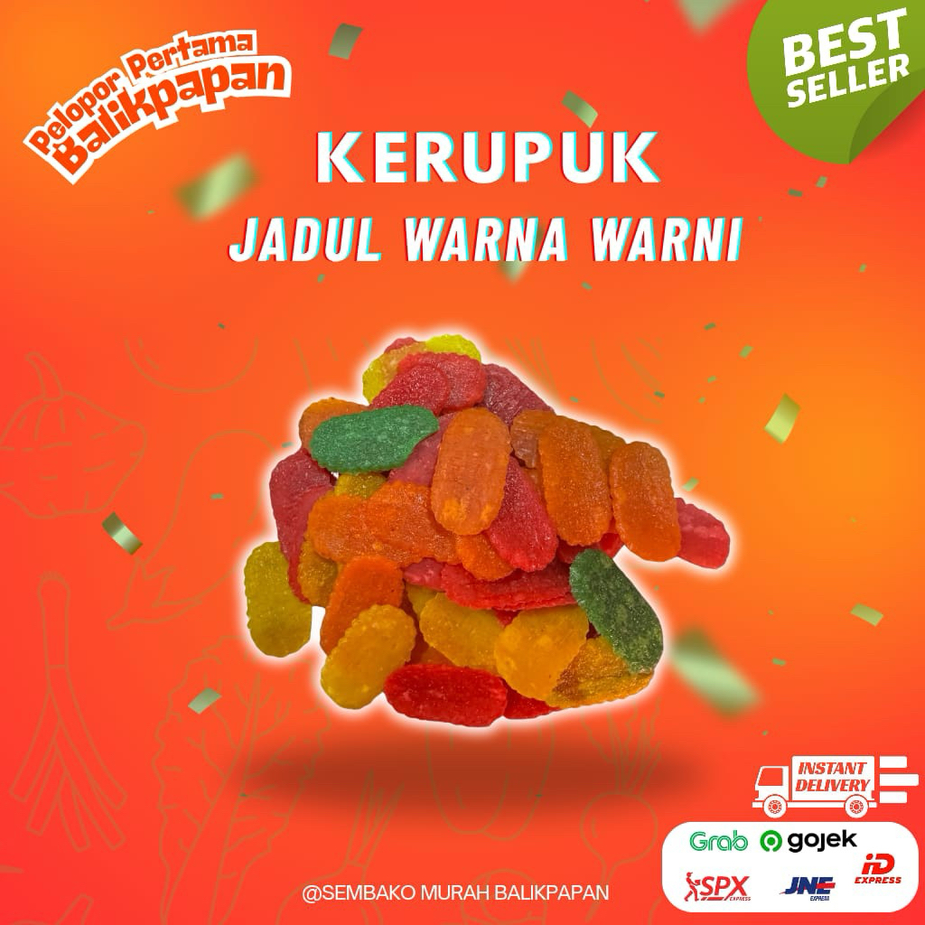 

kerupuk jadul warna warni
