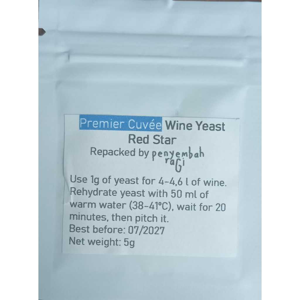 

Premier Cuvee Wine Yeast