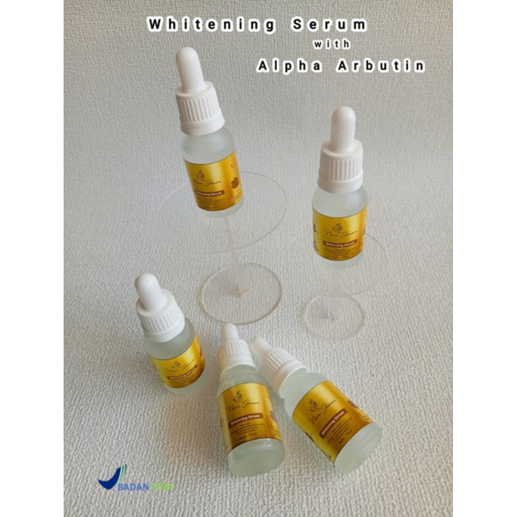 Whitening Serum with Alpha ARBUTIN.serum wajah untuk mencerahkan dan melembabkan BPOM