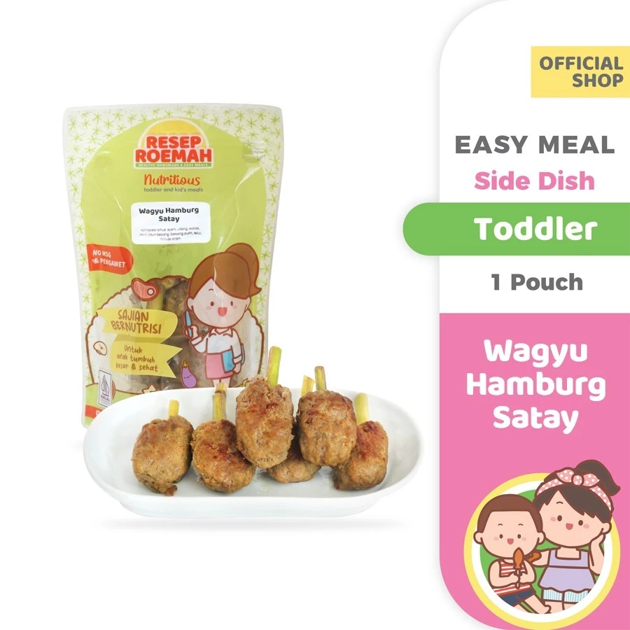 

Sate Lilit Hamburg / Wagyu Hamburg Satay / Toddler Healthy Food / No MSG