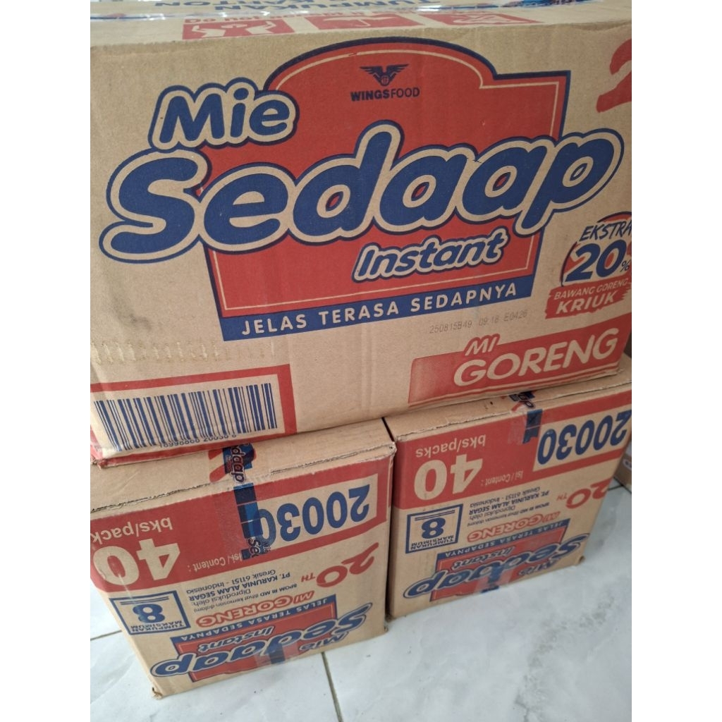 

Mie Goreng Sedaap 1 Karton isi 40 pcs - Mie Instan