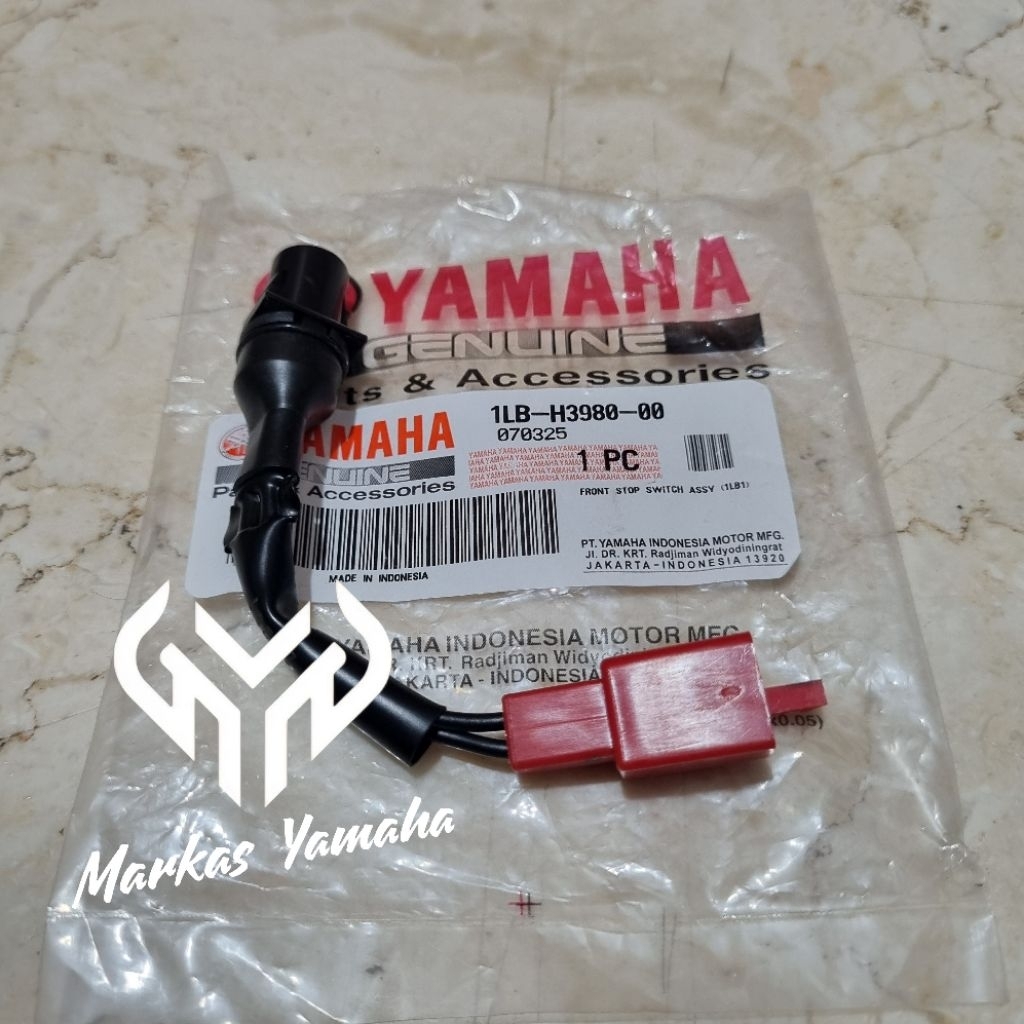 Switch Rem Depan Switch Front Stop Mio J M3 GT 125 Original Yamaha 1LB-H3980-00 swit rem mio j gt m3