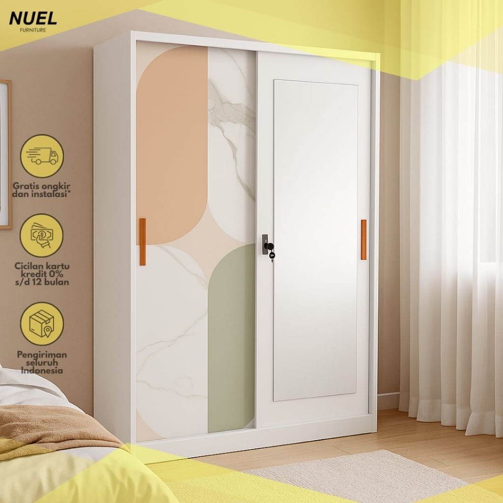 Lemari Pakaian Sliding | Lemari Baju Sliding