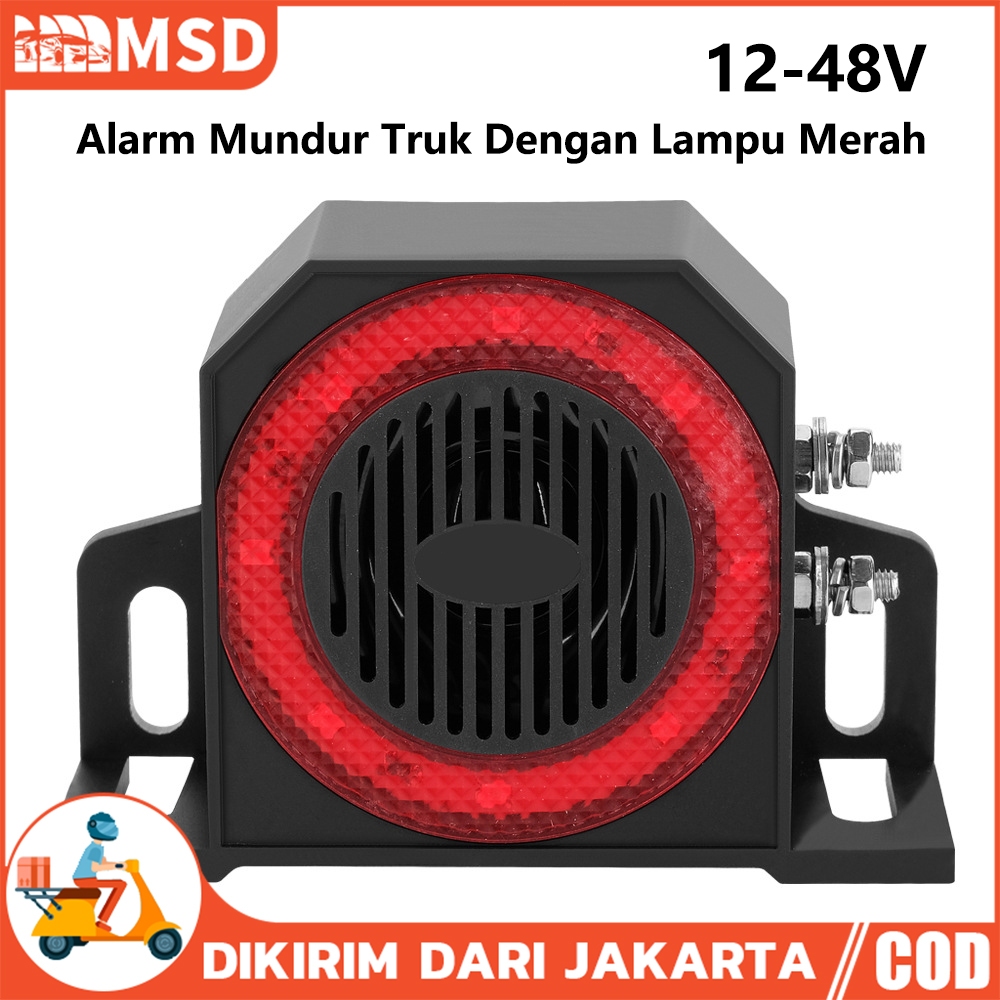 Alarm Mundur 1 Suara Mobil Back Horn / Klakson Mundur Trukk 12-48V Mobil Pickup Truk & Bus Dengan La