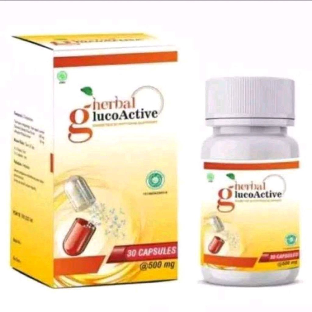 Pro herbal glucoactive-glucoactive obat diabetes asli origina