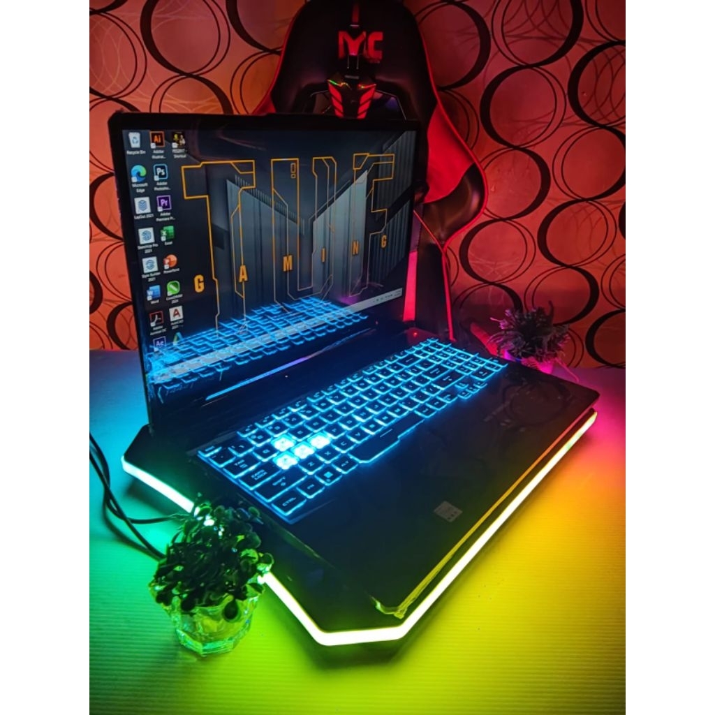Laptop Gaming ASUS TUF FA50 Ryzen 7 Ram 16/1Tera Ssd Dual Vga Nvidia Rtx Garansi Resmi
