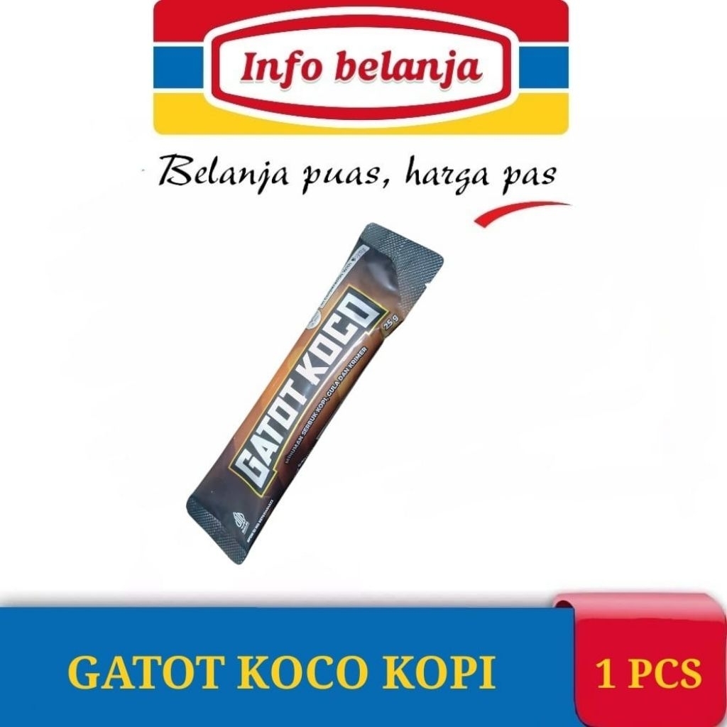 

KOPI GATOT KOCO ORIGINAL ECERAN 1 SACHET MINUMAN SERBUK GATOT KOCO ASLI BY DR RICHARD LEE PRIVASI AMAN KOPI GATOT KOCO ASLI ORIGINAL