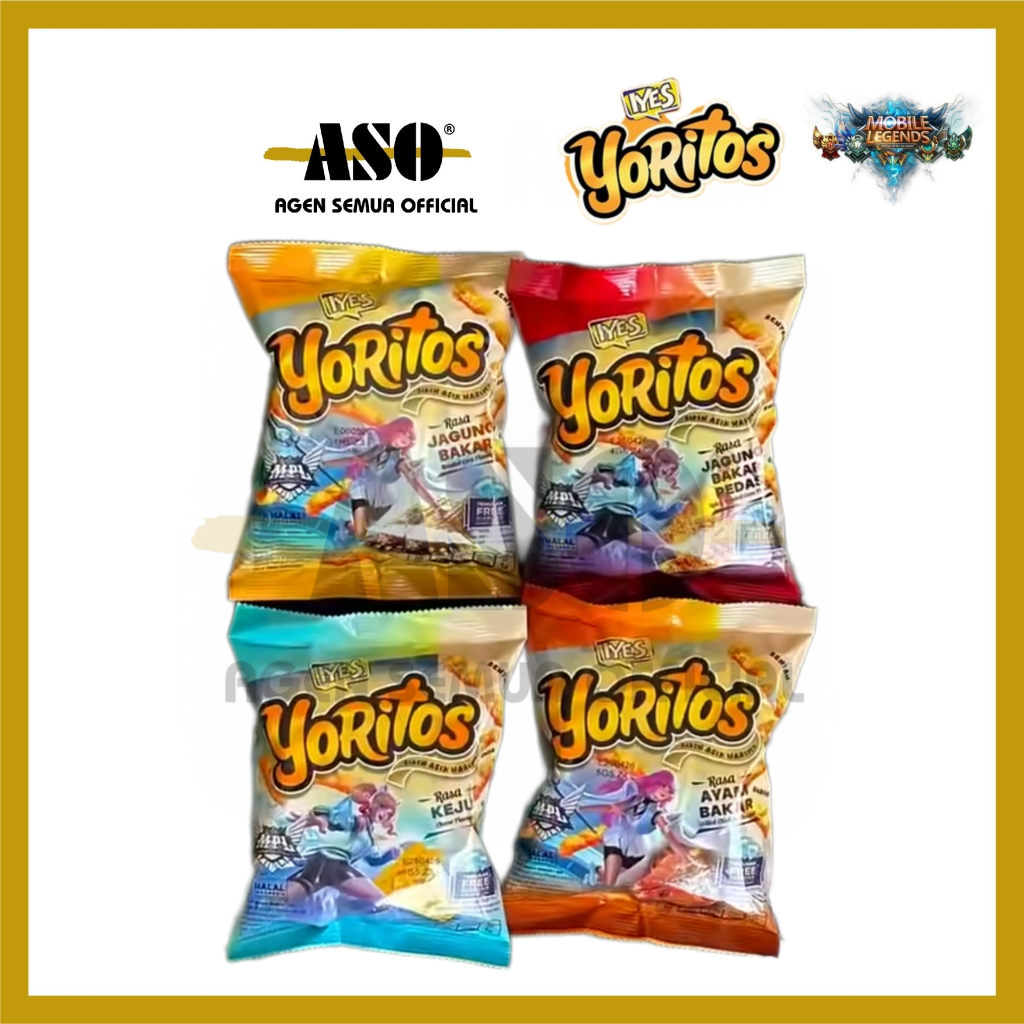 

IYES YORITOS X MPL mobile legend 15 gr snack PROMO !!!