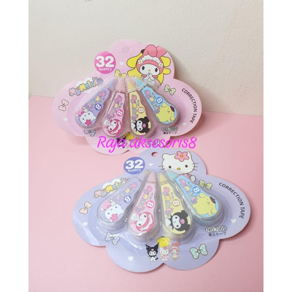 

TIP EX ROLL MOTIF SANRIO / TIP EX ROLL MOTIF KARAKTER SANRIO / CORRECTION TAPE ROLL SANRIO