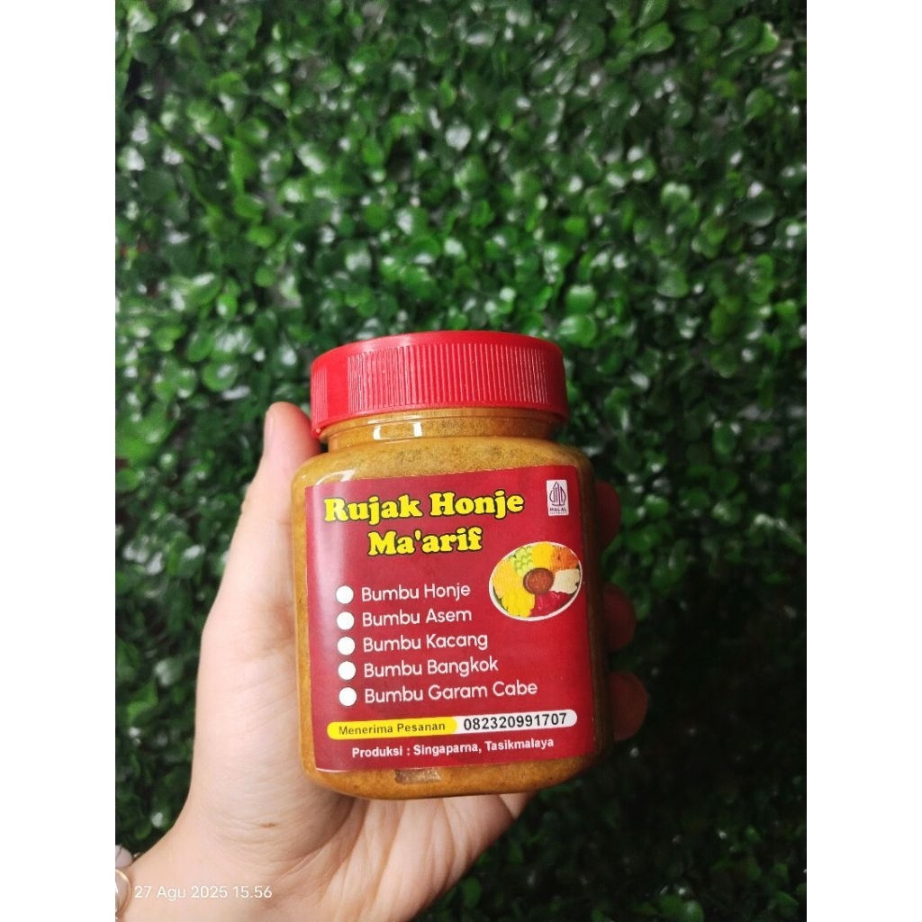 

Ma'arif BEST SELLER RUJAK HONJE PEDAS 200ML, non MSG dan tampa pengawet