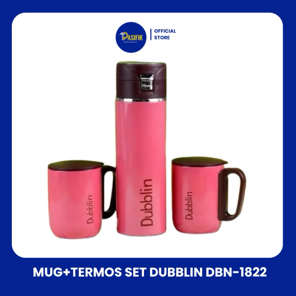 TERMOS MUG DUBBLIN REGENT SET ISI 3 DUBBLIN/TERMOS PANAS DINGIN DUBBLIN DBM-1822