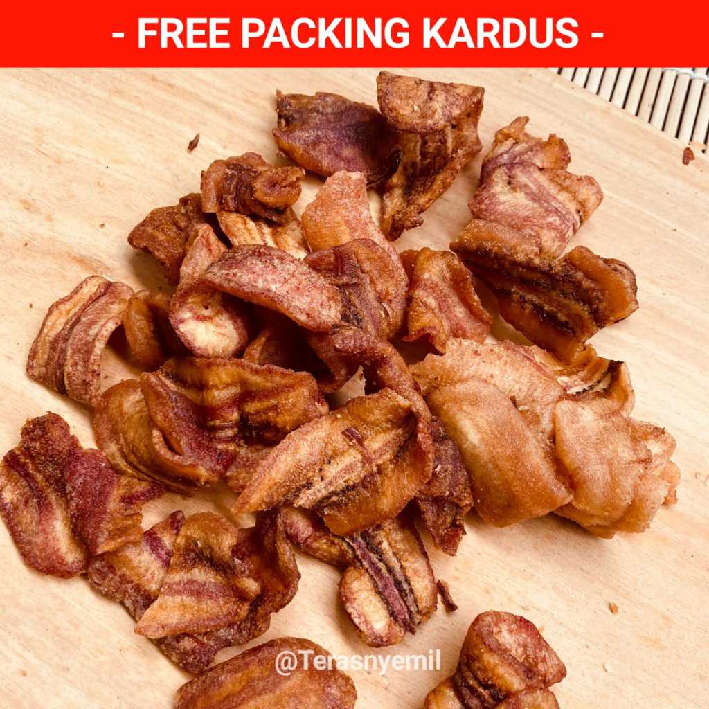 

Kripik Pisang Oven 125 Gram Manis Legit Cemilan Camilan Pedas Asin Gurih