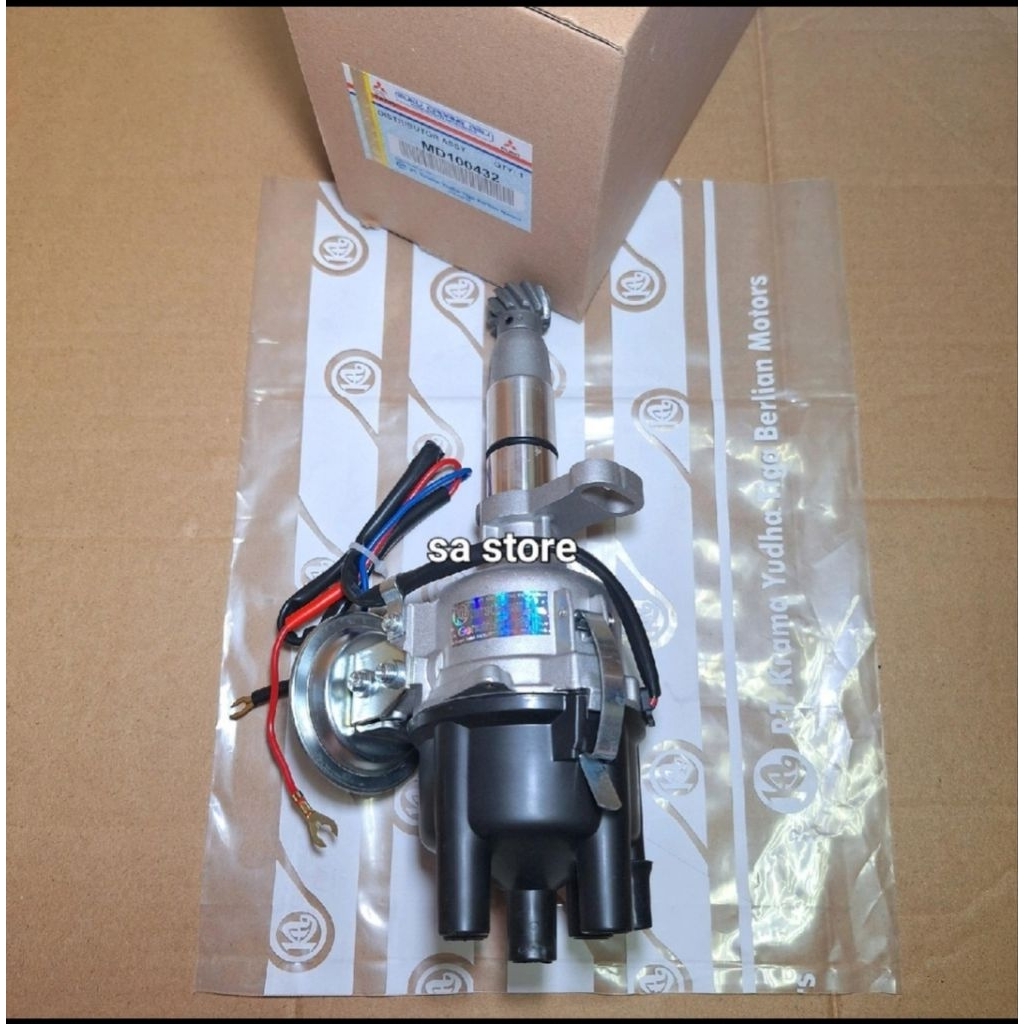 DELCO CDI DISTRIBUTOR ASSY KOMPLIT MITSUBISHI L039 L300 BENSIN DIESEL MD100432 ORIGINAL
