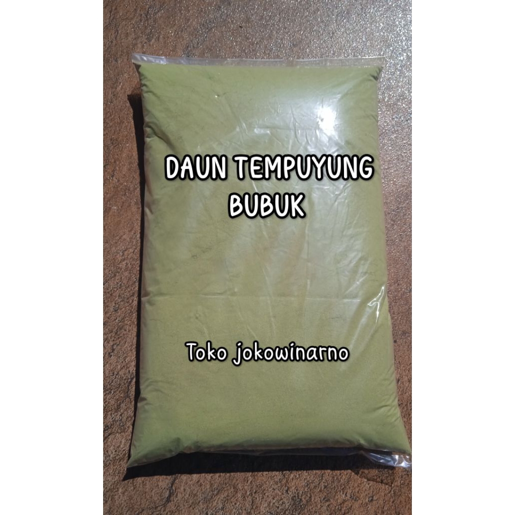 

DAUN TEMPUYUNG BUBUK 1 KG (Murni Tanpa Campuran)