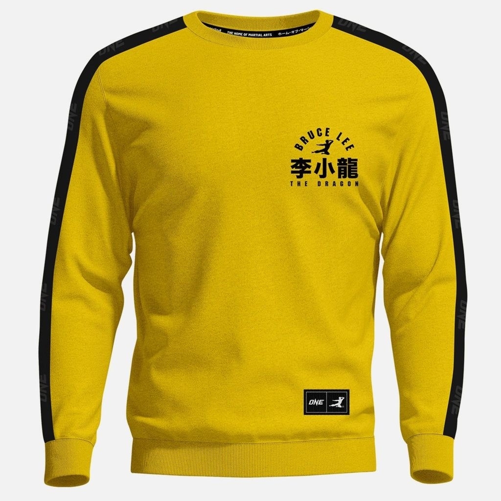 Original One Championship X Bruce Lee Black & Yellow Pullover Sweater