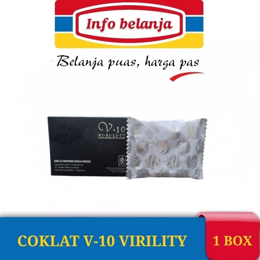 

COKLAT V10 GINSENG 1 BOX ISI 5 SACHET COKELAT VTEN ORIGINAL COKLAT PRIA DAN WANITA