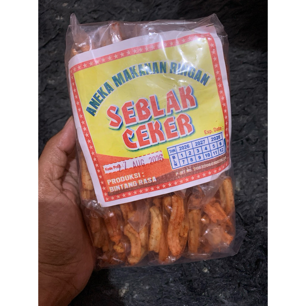 

Kerupuk Pedas Seblak Ceker