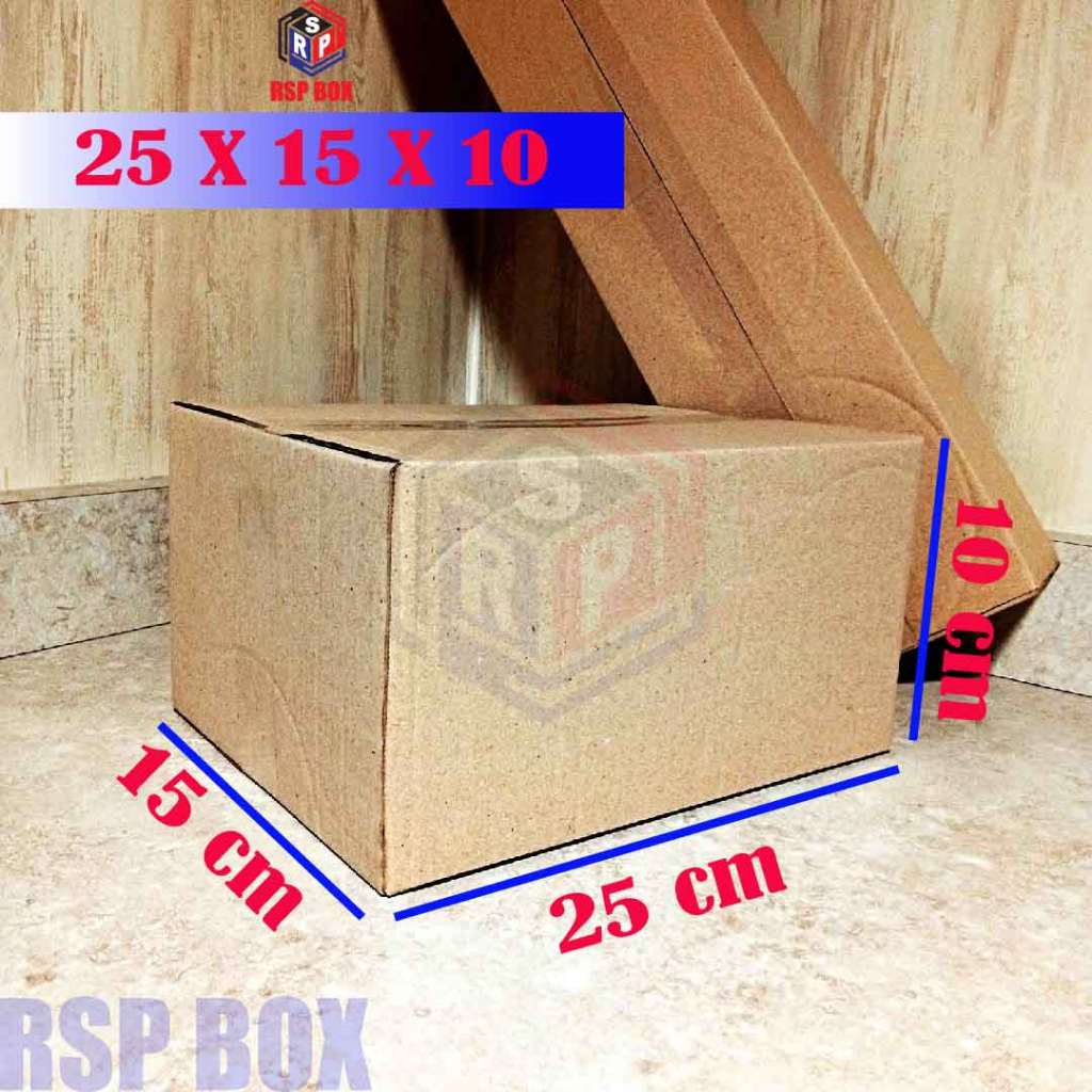 

Kardus Packing ukuran 25x15x10 Cm Karton Box Murah untuk Kemasan