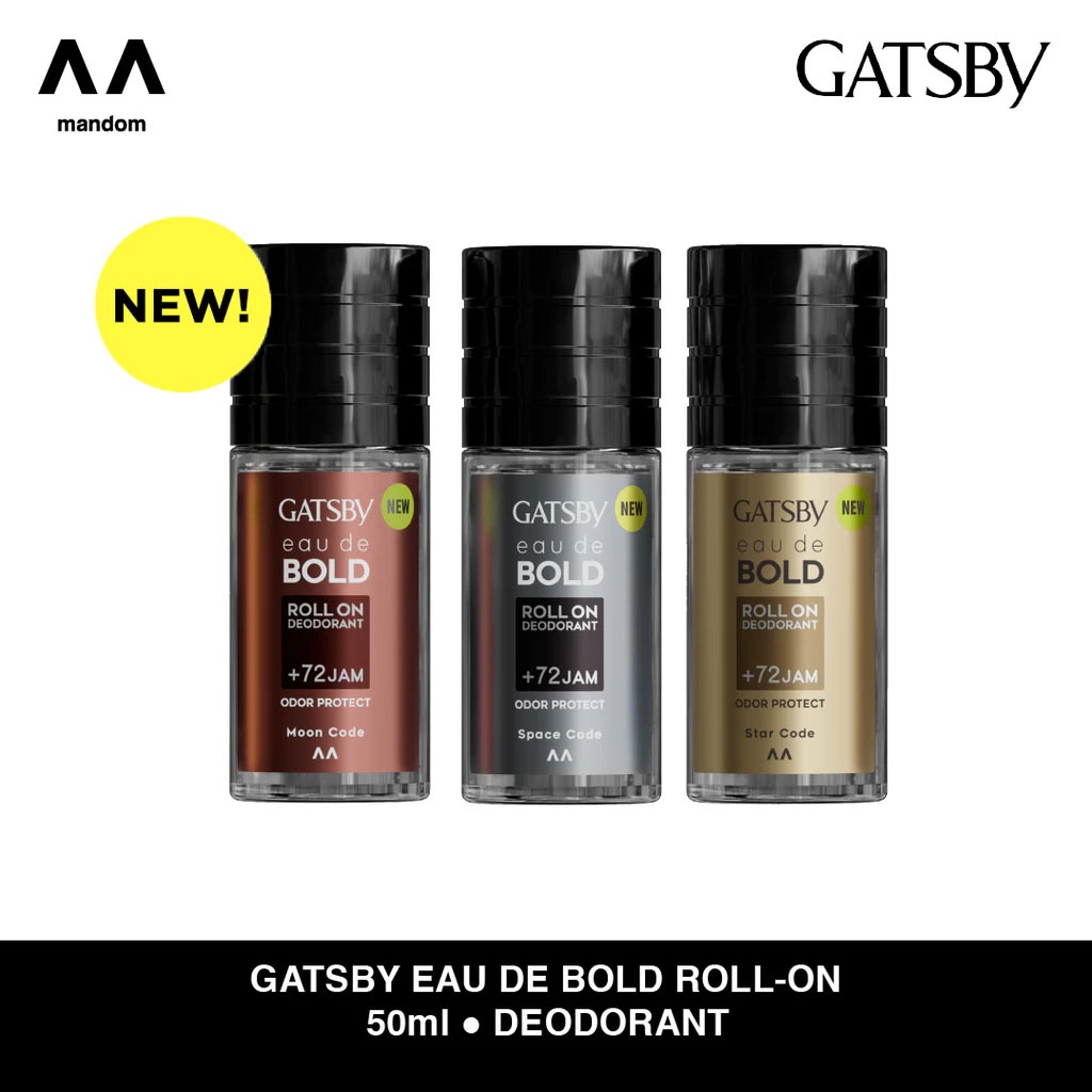 GATSBY EAU DE BOLD DEODORANT ROLL ON