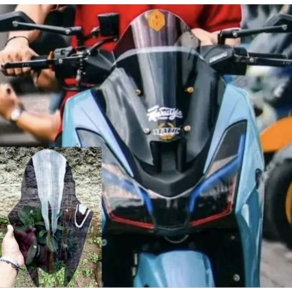 WINDSHIELD VISOR HONDA LEXI MODEL JENONG GANTENG