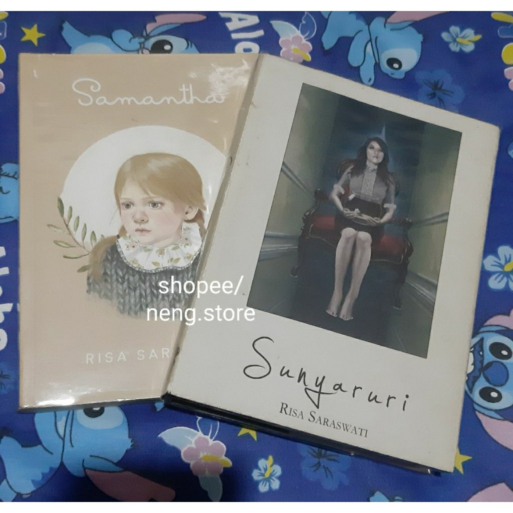 Paket Duo Novel Samantha dan Sunyaruri Hard Cover - Risa Saraswati (Preloved Limited Edition) | BACA