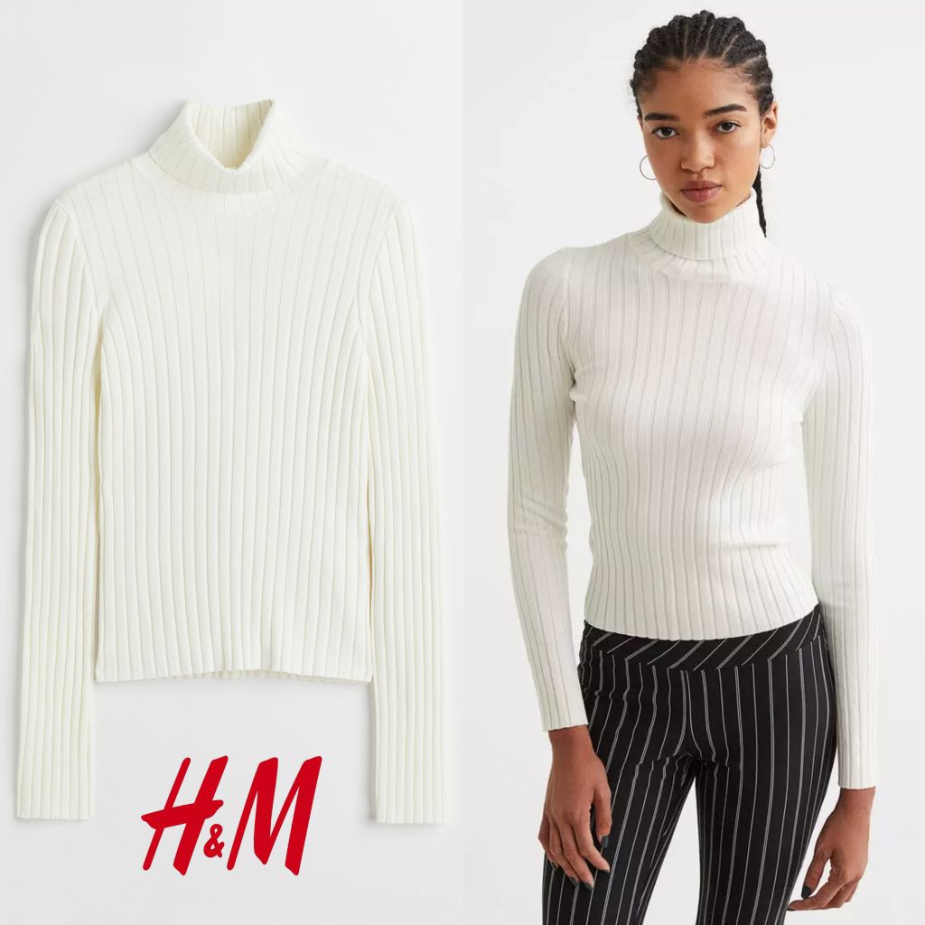 Atasan H&M Wanita Atasan Lengan Panjang H&M Wanita Atasan Rajut Wanita Kaos Lengan Panjang Wanita Ka