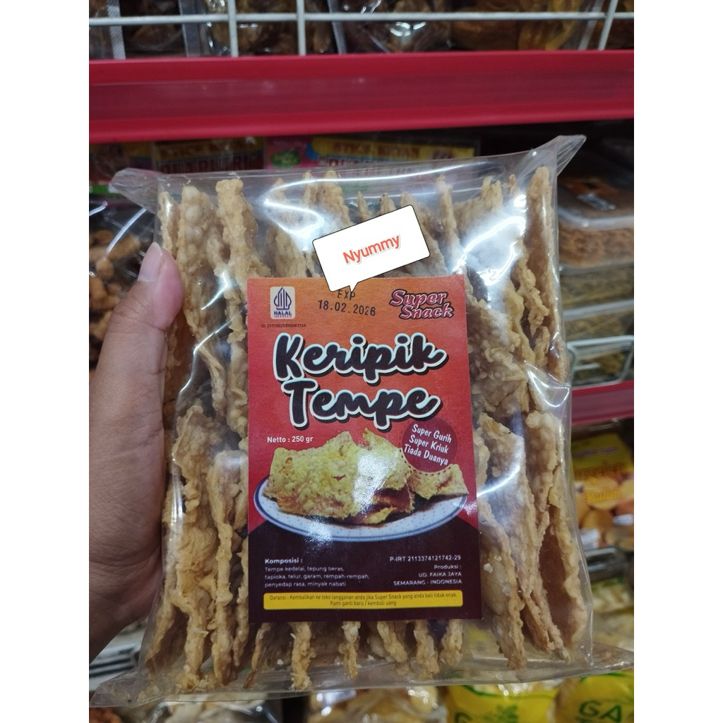 

KERIPIK TEMPE GURIH KRIUK ORIGINAL [250g] Super