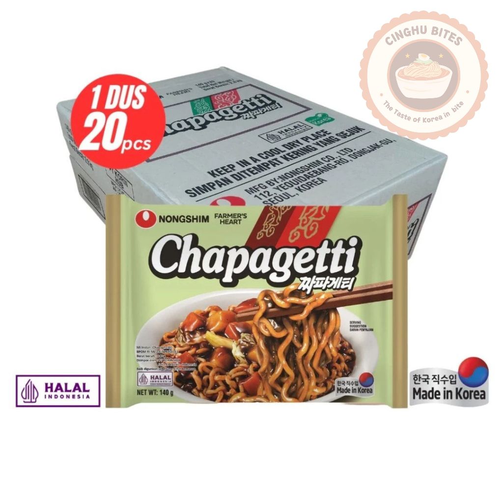 

[1 DUS] Chapagetti Mie: Delicious Instant Noodles [NONGSHIM - MIE IMPORT KOREA]