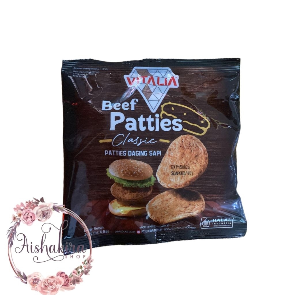

Vitalia beef Patties classic 6pcs
