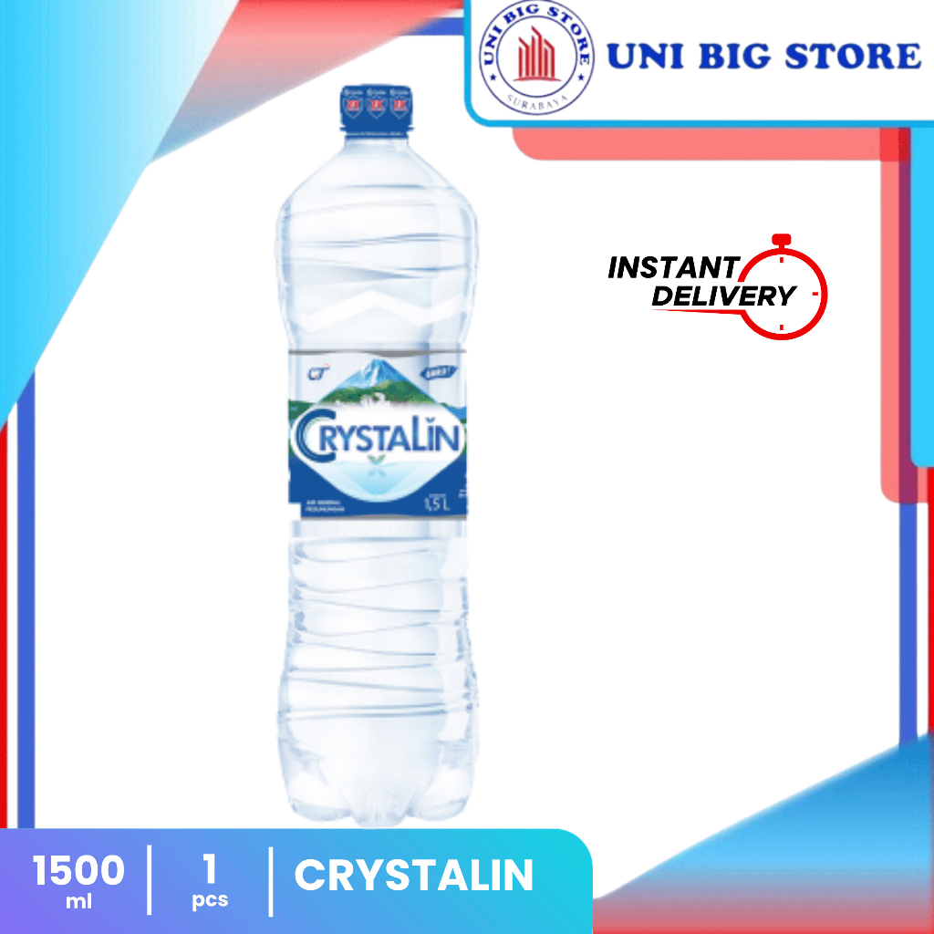 

Crystalin Air Mineral PH 8 1500 ml Botol Crystaline