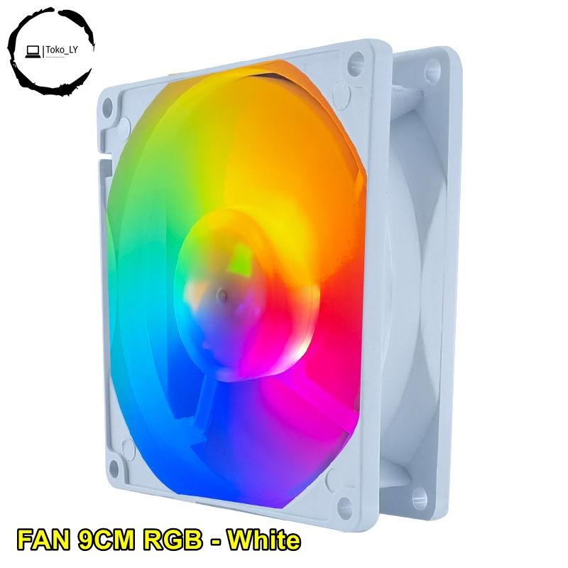 FAN CASING RGB 9CM/ FAN COOLER CASE GAMING PC 9CM - RGB
