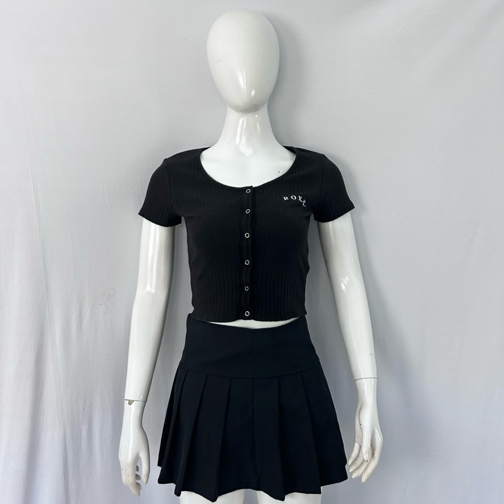 Vintage ROXY Striped Crop Top