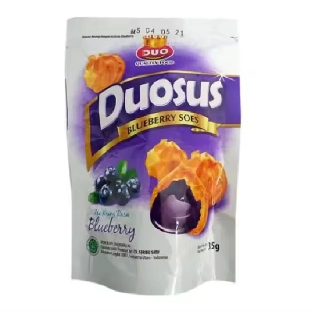 

DUOSUS VARIAN RASA BLUBERI 30 GRAM PAKET HEMAT 5 BUNGKUS KALI 30GRAM