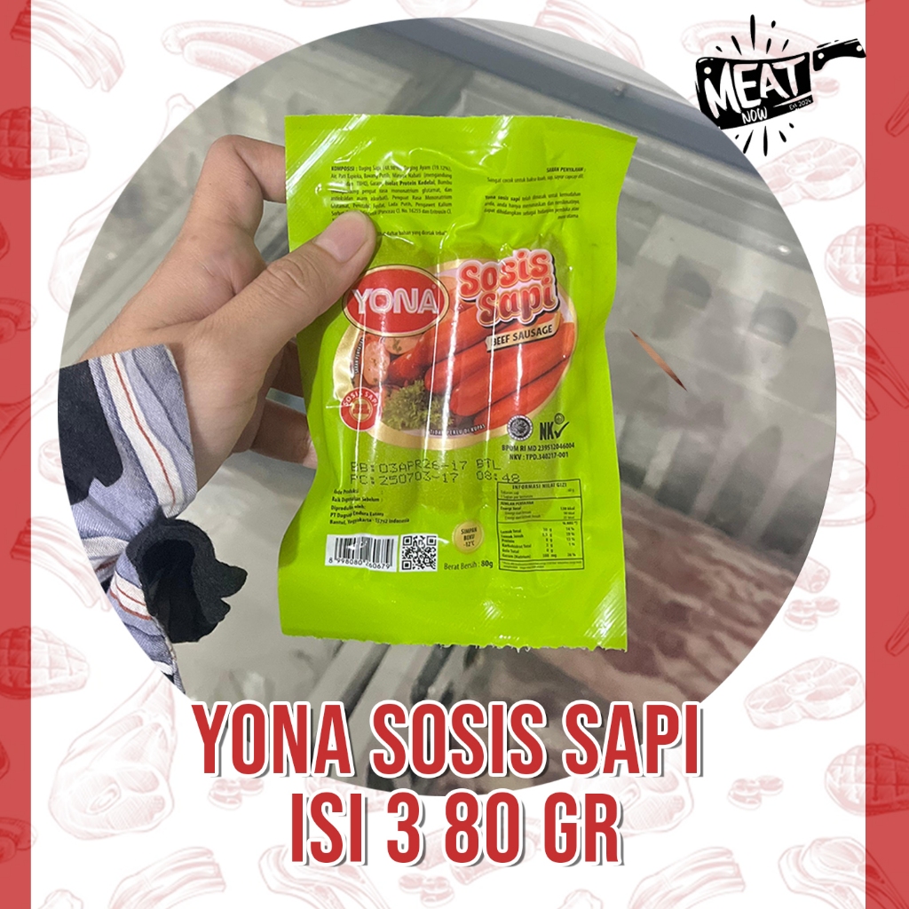

Yona Sosis Merah isi 3 80gr