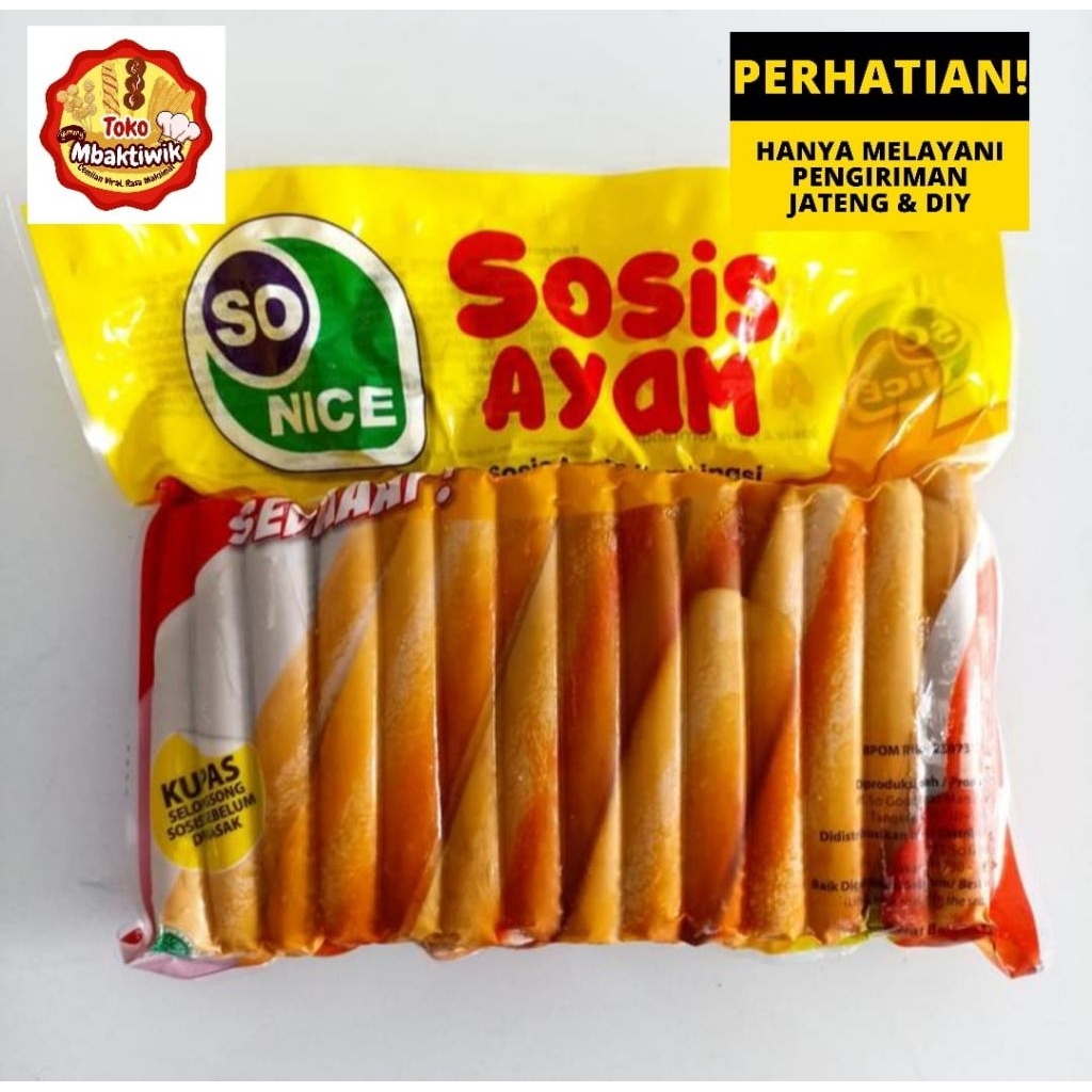

sosis so nice 1 kg sosis so nice kombinasi 1 kg isi 40 biji