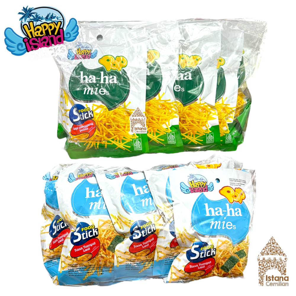 

Snack Ha Ha Mi / Mie Stick Rumput Laut / Sapi Panggang Pedas Pack (isi 10 pcs)