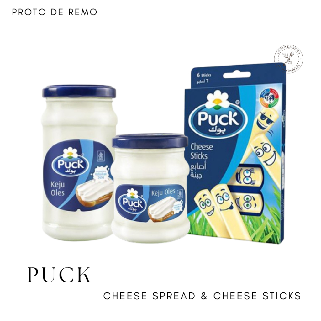 

Puck Cheese Spread - 140GR & 240GR | Cheese Stick 6pcs 18GR